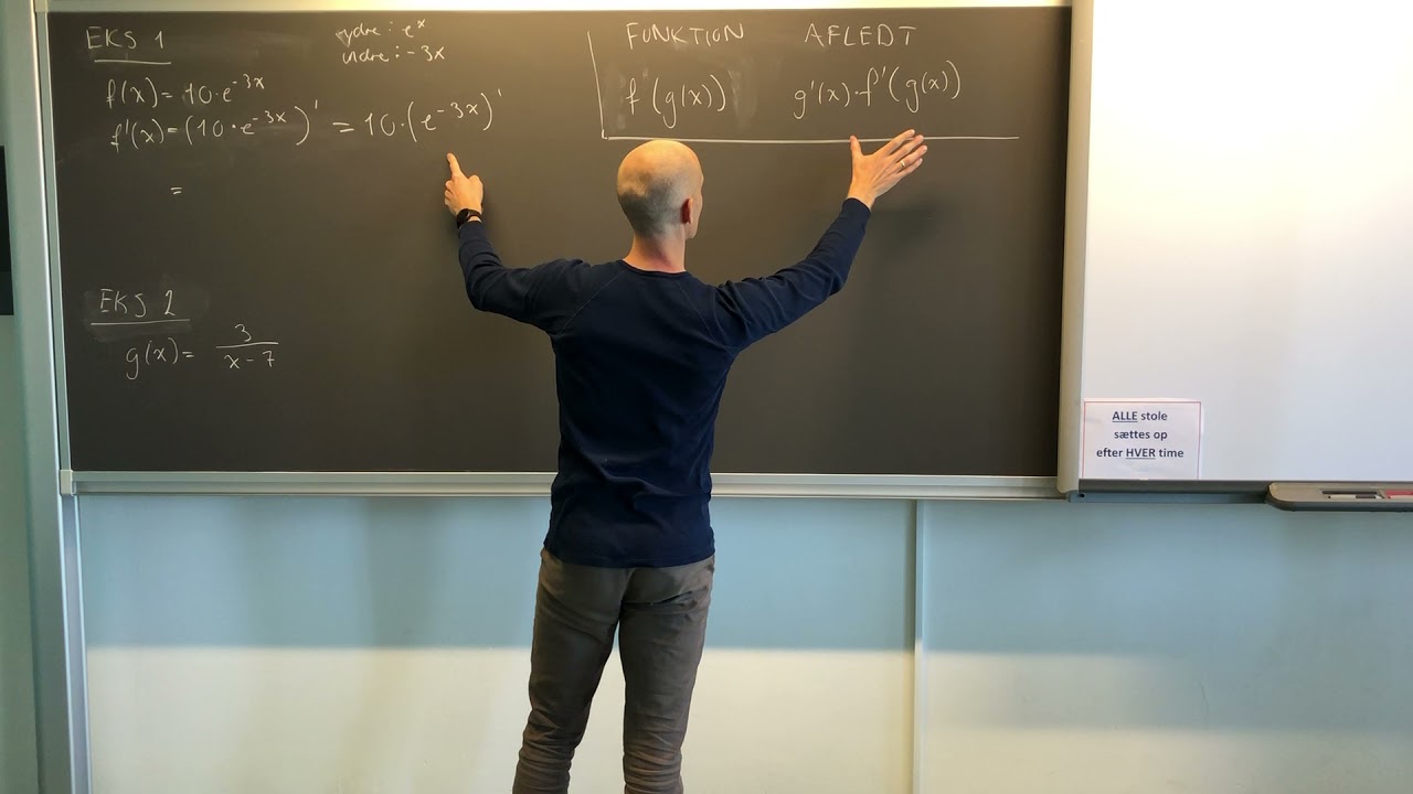 Eksempler differentiation af sammensatte funktioner