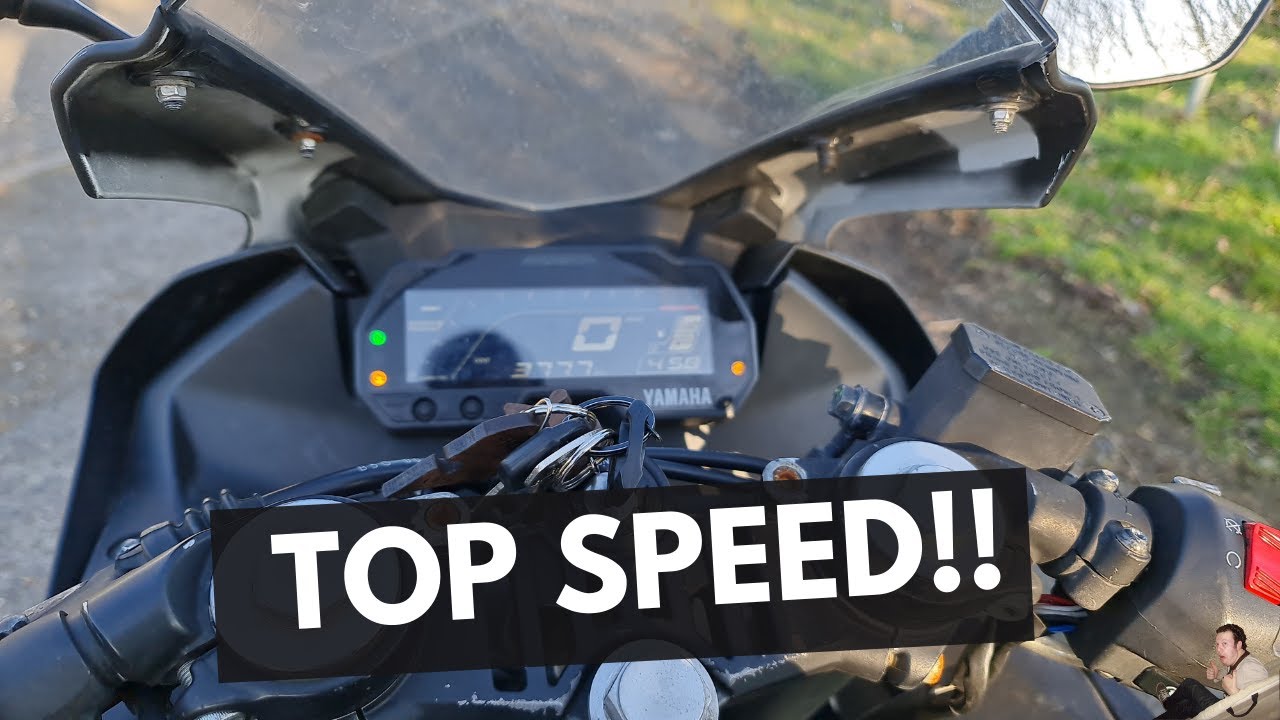 Top Speed of The Yamaha YZF-R125 2020