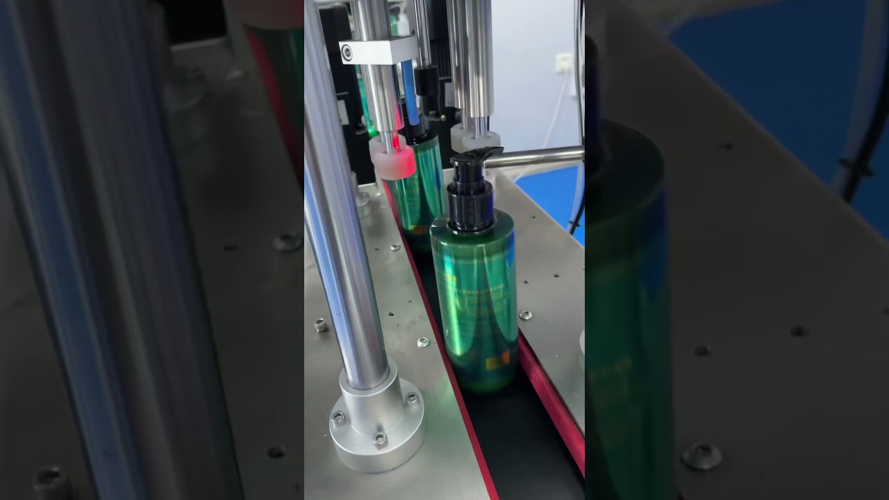 100ml -1000ml shampoo body care filling machine , piston filler machine #reliancemachinery #factory