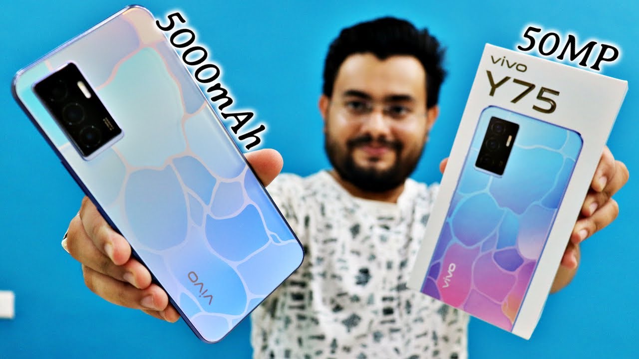 ViVO Y75 Unboxing And Review 🔥 4050 mAh 🔋 50MP 📸  Back Look 😲 सस्ते में दमदार ...?