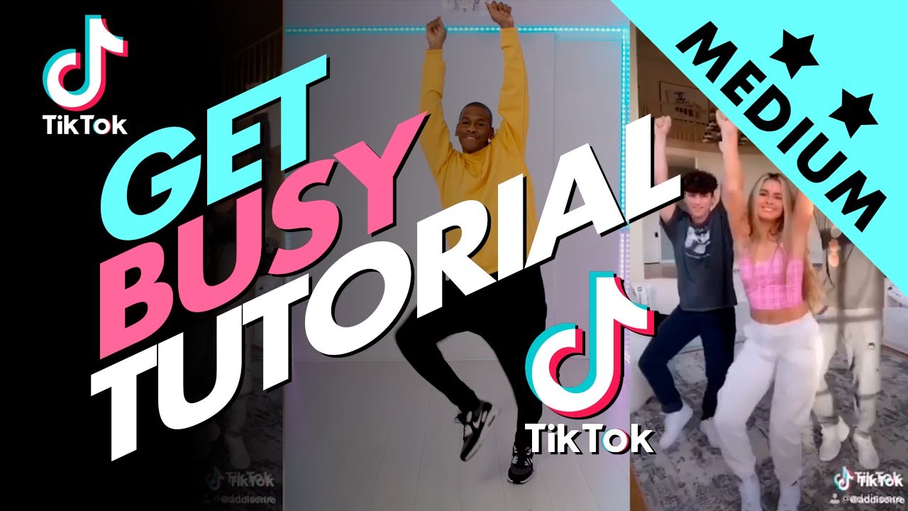 GET BUSY | TIK TOK DANCE | TUTORIAL | SHAKE THAT THING | Vincent Vianen