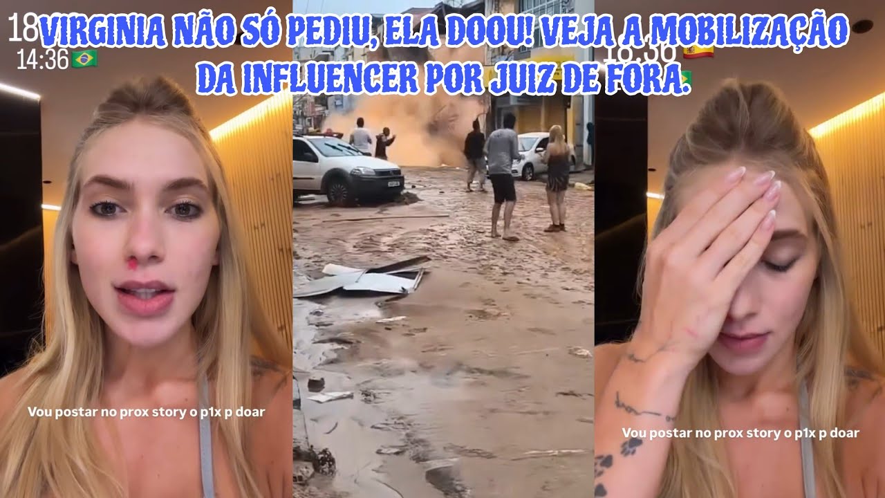 VIRGINIA FONSECA SE MOBILIZA: Ajuda Urgente para Juiz de Fora e Ubá! 🚨