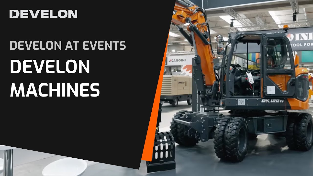 DEVELON at Events: DEVELON machines
