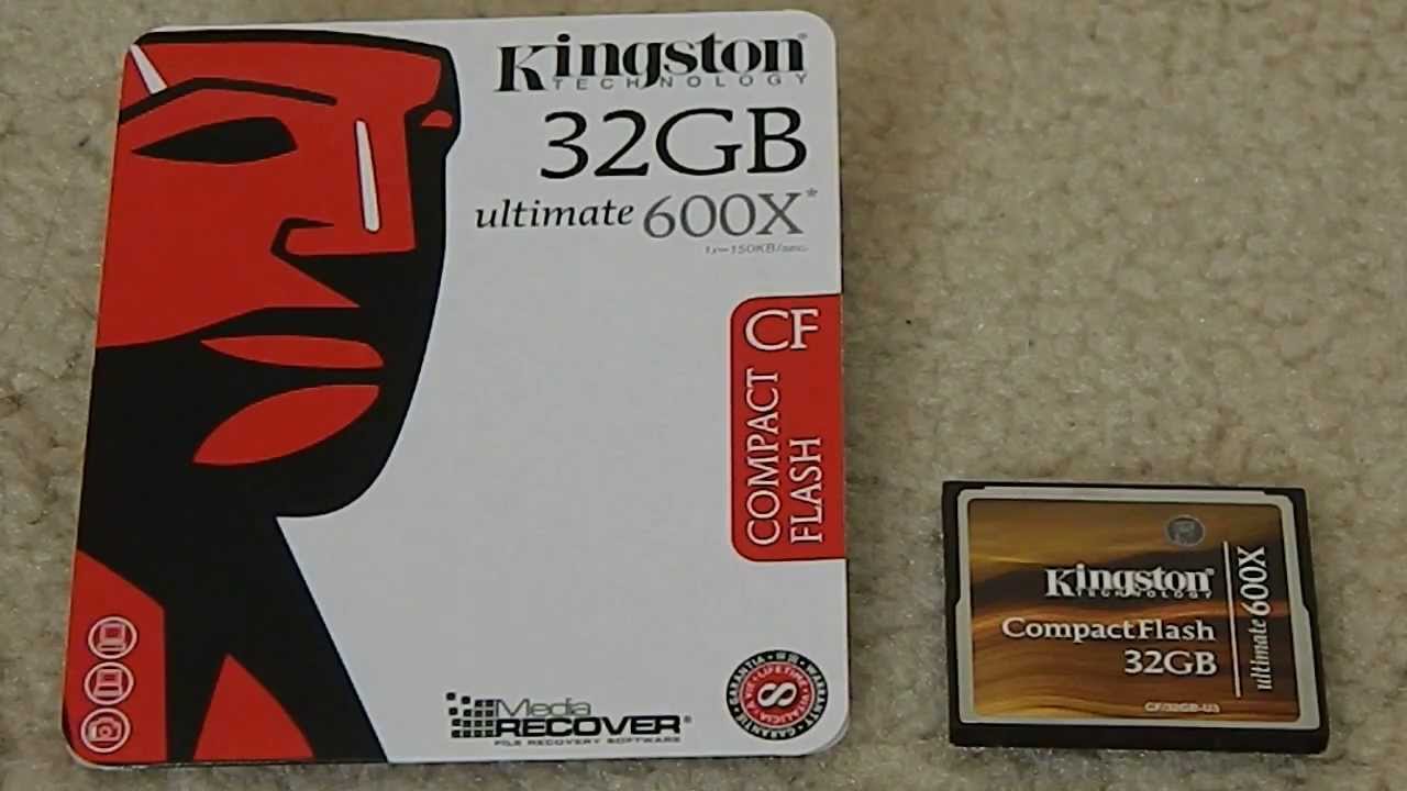 Kingston 600x 32GB Compact Flash (CF) Card Review