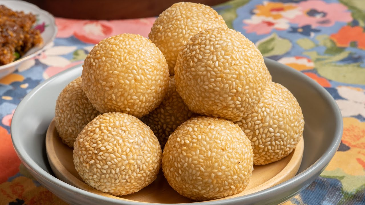 Kuih Bom Bijan anti meletop, inti kelapa