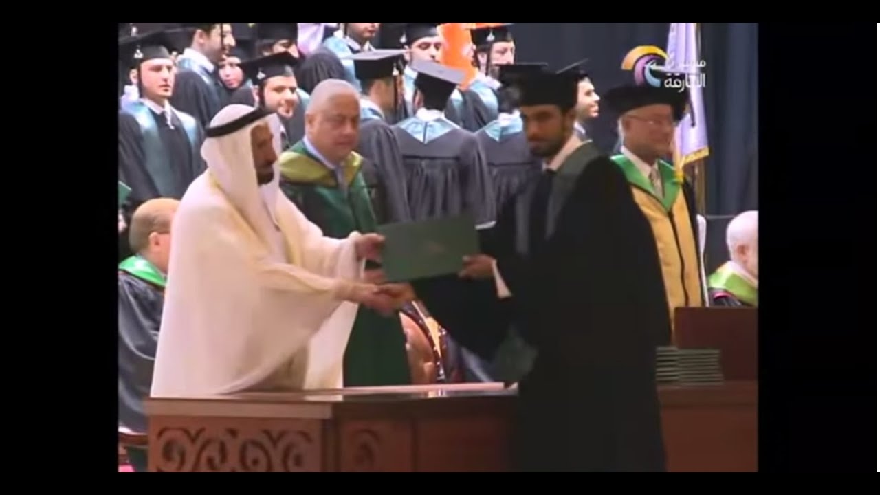 حفل تخريج طلبة الكليات الطبية والعلوم الصحية والفنون الجميلة لجامعة الشارقة  2013