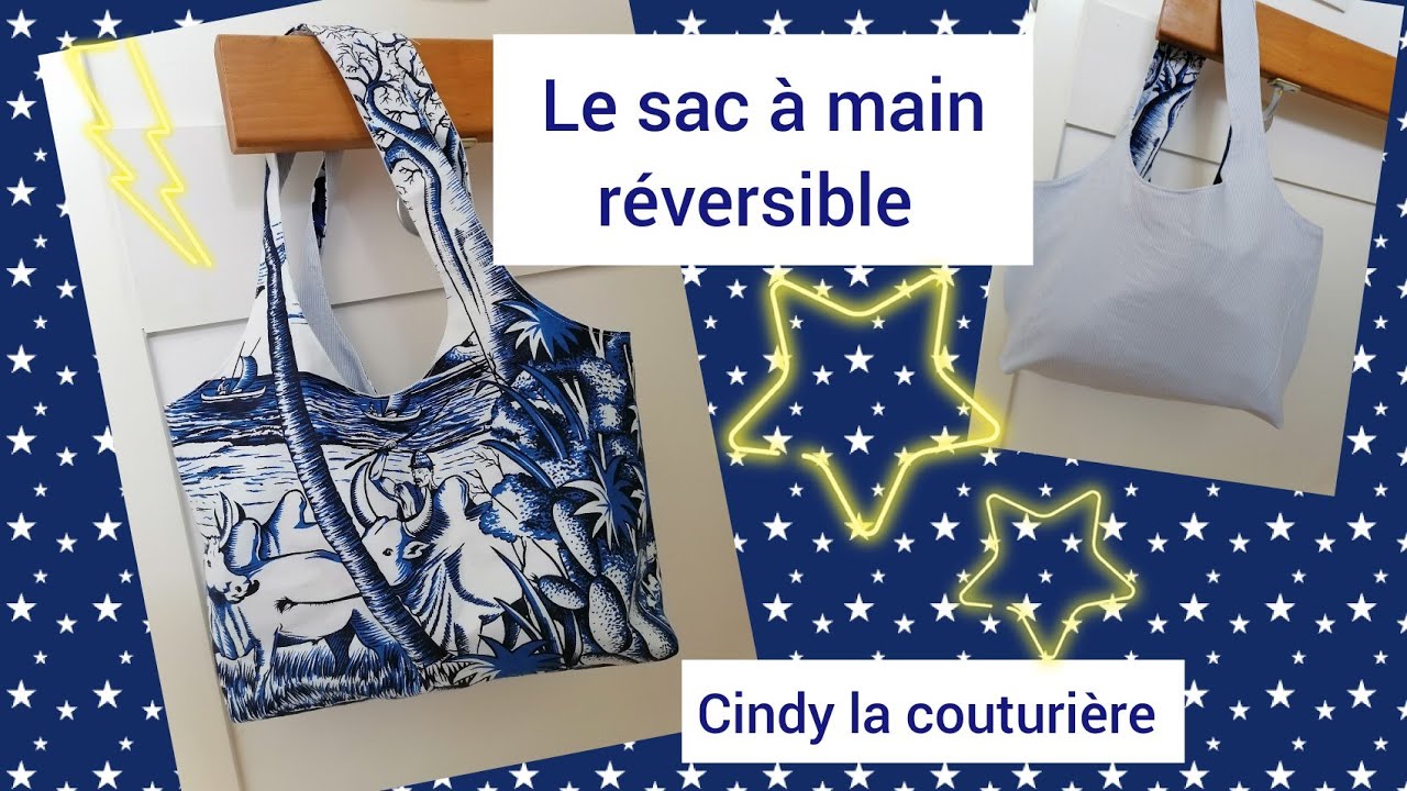 Tuto couture facile ~ Le sac à main réversible ~ Cindy la couturière