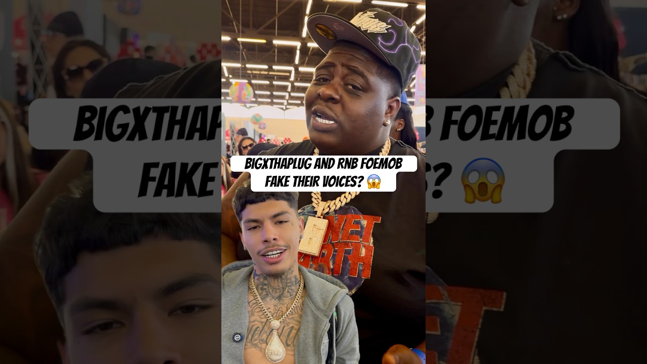 #BigXThaPlug and Rnb Foemob fake their voices? 😱 #upcomingartist #hiphopnews #texas #shorts