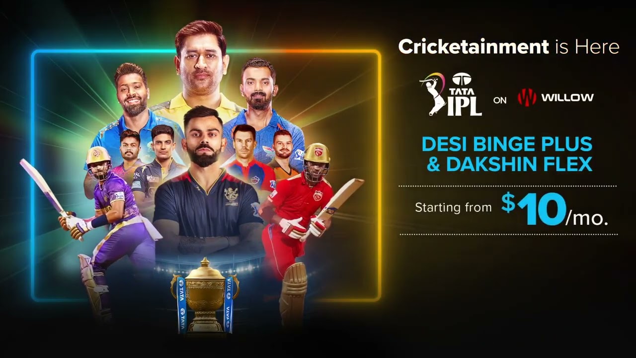 TATA IPL 2024 for 10/mo with Sling TV