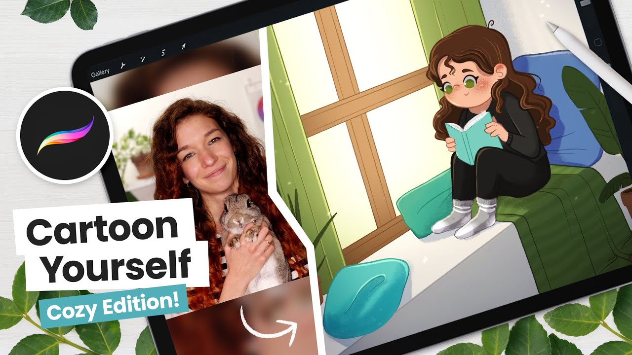 Как нарисовать себя в мультфильме, Cozy Edition! • Урок цифрового искусства для среднего уровня