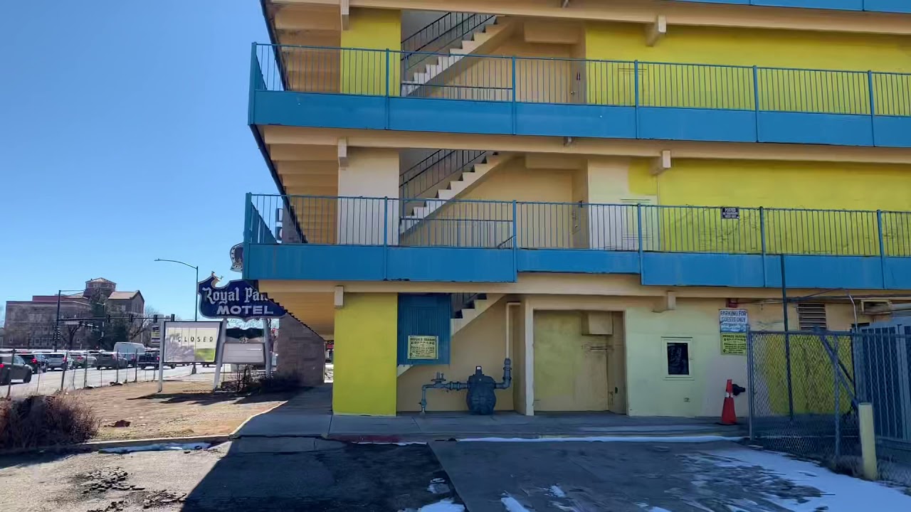 The Abandoned Royal Palace Motel on Colfax Ave. in Denver, Colorado