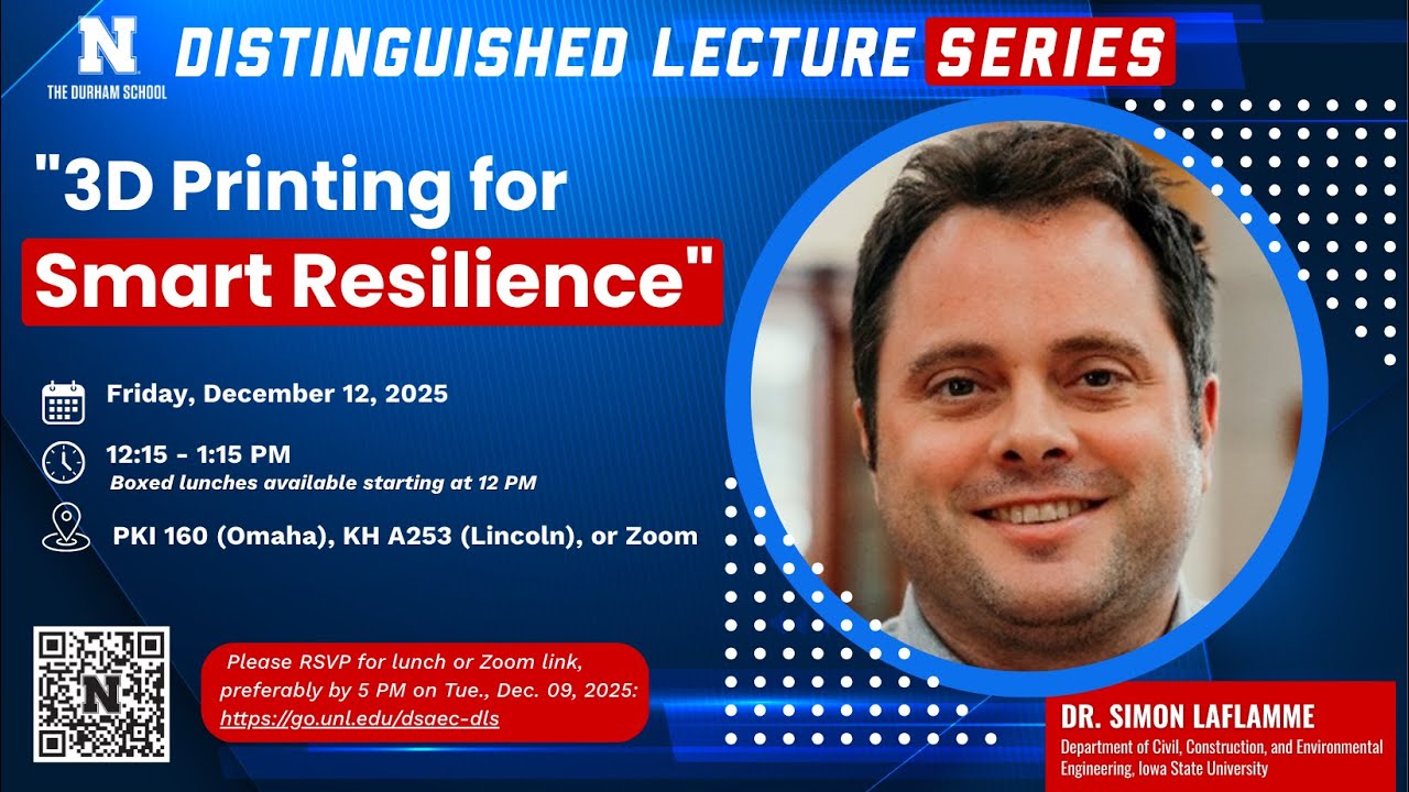 3D Printing for Smart Resilience - Dr Simon Laflamme | Durham School Distinguished Lecture Series