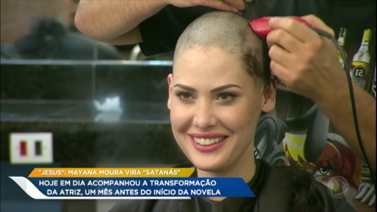Veja como foi a transformação de Mayana Moura para interpretar Satanás em Jesus