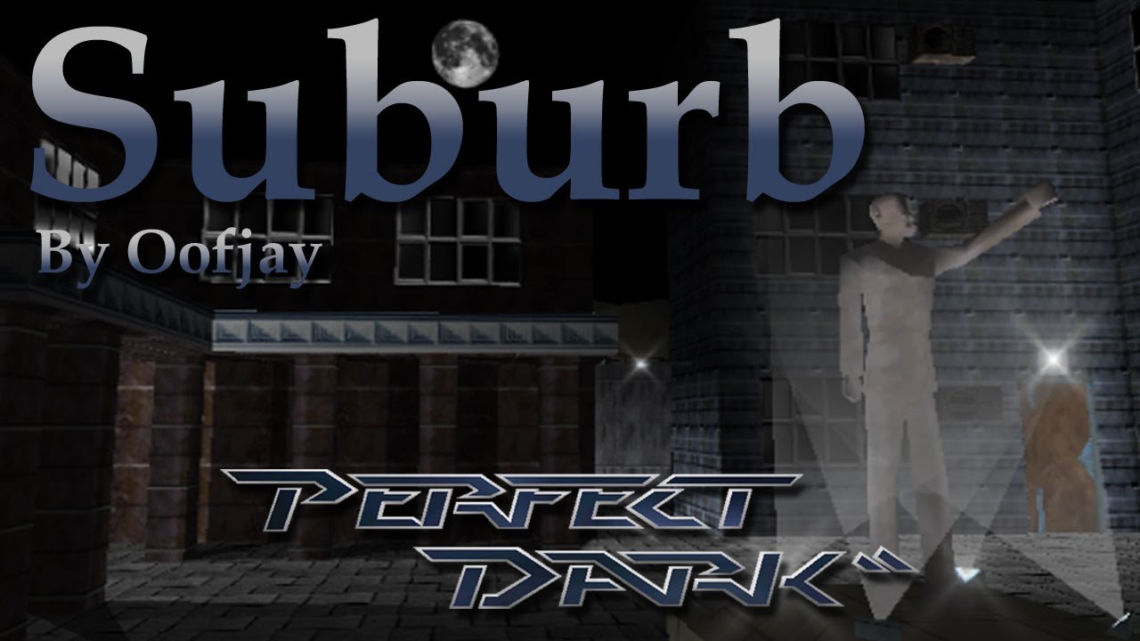 Perfect Dark N64 Custom Level - Suburb