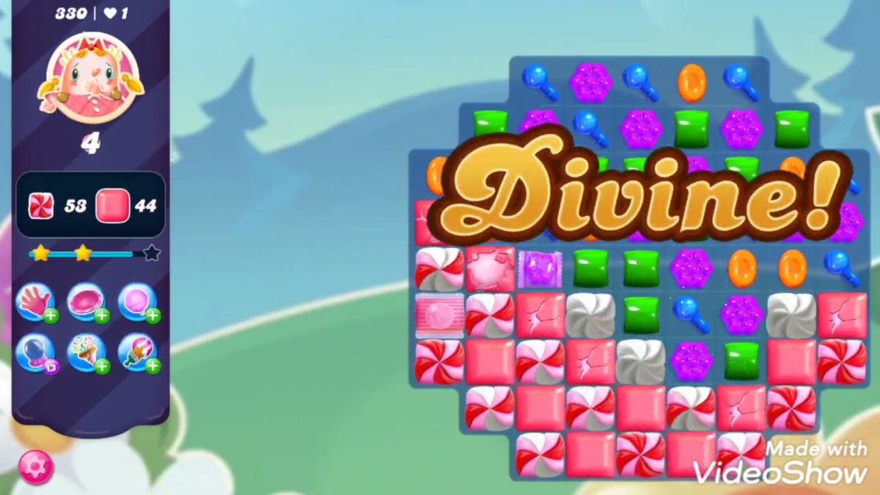 Candy Crush Saga Nightmarishly Hard Level 330 15 Move