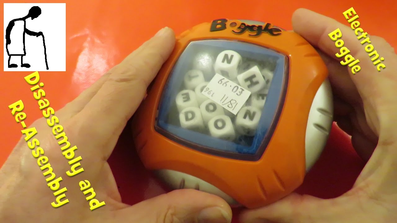 Electronic Boggle - Disassembly and Re-Assembly