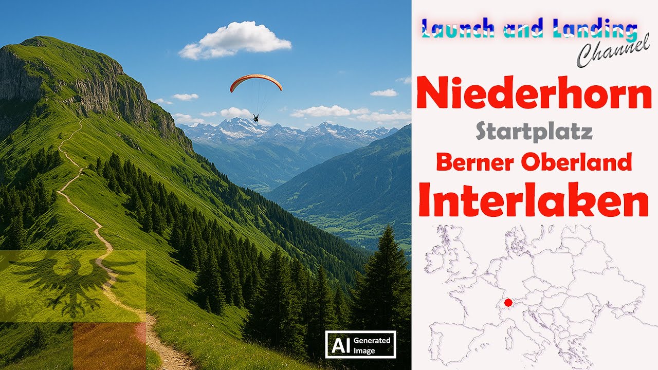 SP18 -  Paragliding Startplatz Niederhorn/Para Take Off Interlaken  (Deutsch, English Subtitles)