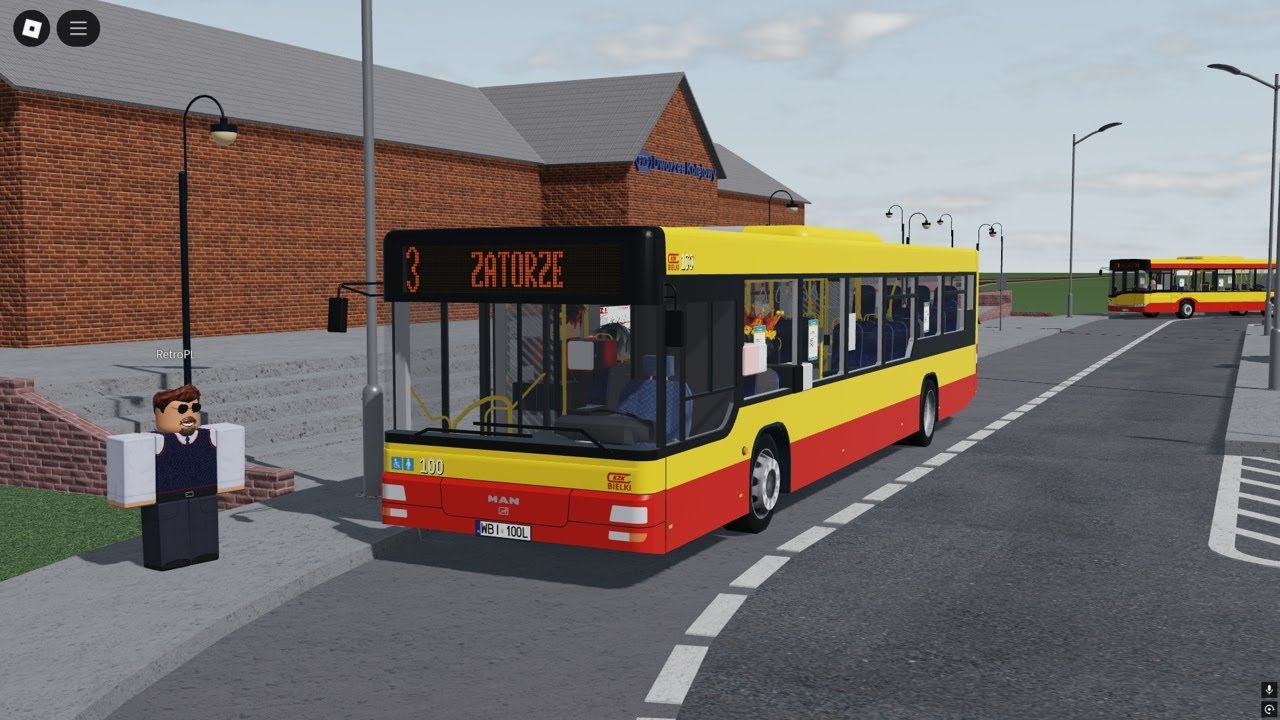 Roblox: KZK Bielki - MAN NL223 Linia 3