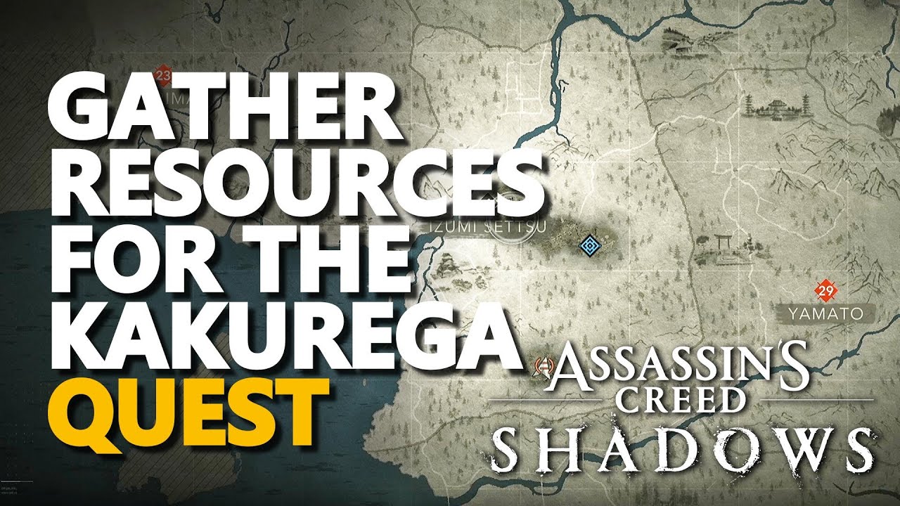 Gather resources for the Kakurega Assassin's Creed Shadows