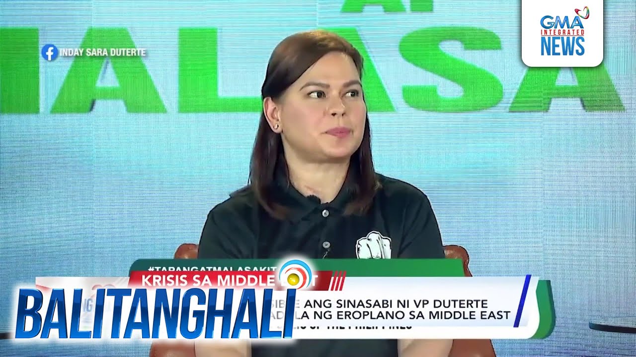 Malacañang - Imposible ang sinasabi ni VPSD na madaling magpadala ng eroplano... | Balitanghali