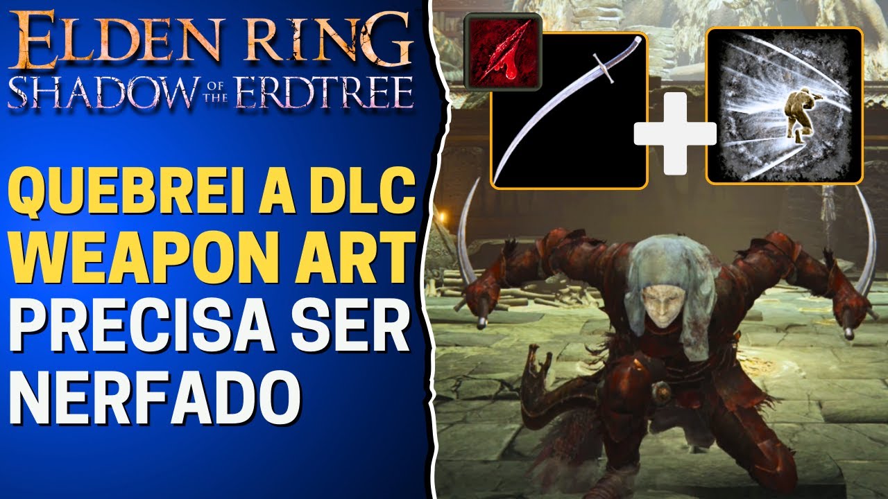 WEAPON ART QUEBRADO DLC ELDEN RING (Corte Rápido / Swift Slash)