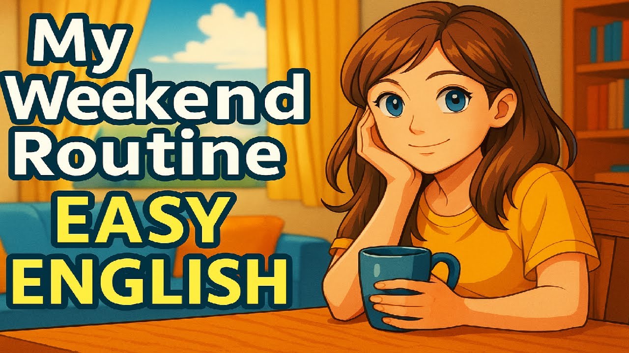 My Weekend Routine – Easy English Listening Practice (A2 Level)