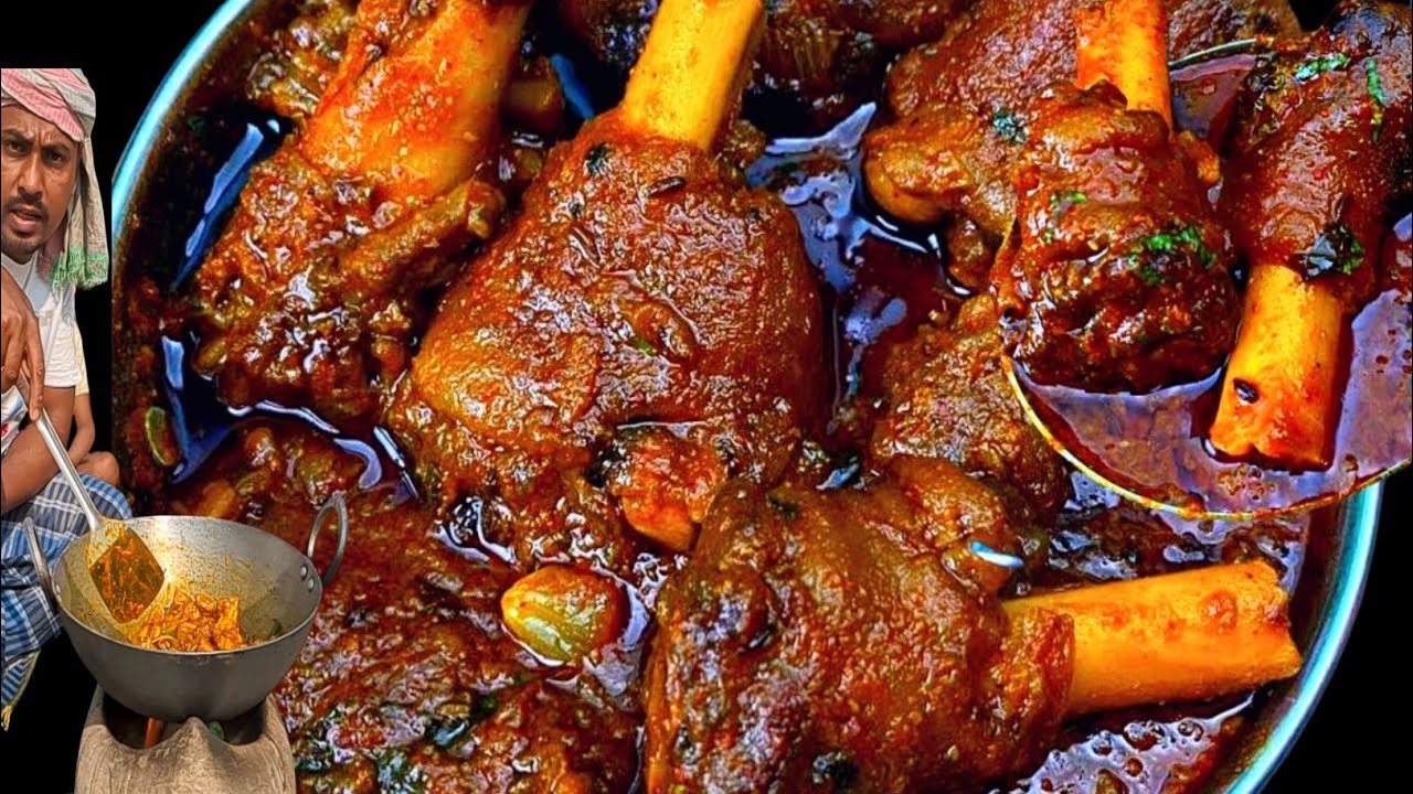 Village Style MUTTON PAYA Recipe | গ্রামের মটন পায়া এমন ঝোল যে ভাত থামানো যায় না 😋