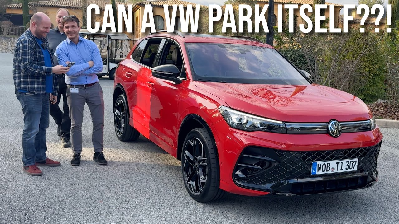 Wpadka z samodzielnym parkowaniem w Volkswagenie Tiguanie | Pracownik VW Daniel zasługuje na podw...