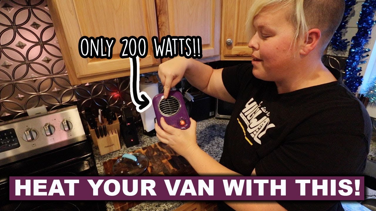 Жизнь в фургоне зимой | Согреваемся зимой с обогревателем Lasko мощностью 200 Вт | Дешевая НАХОДК...