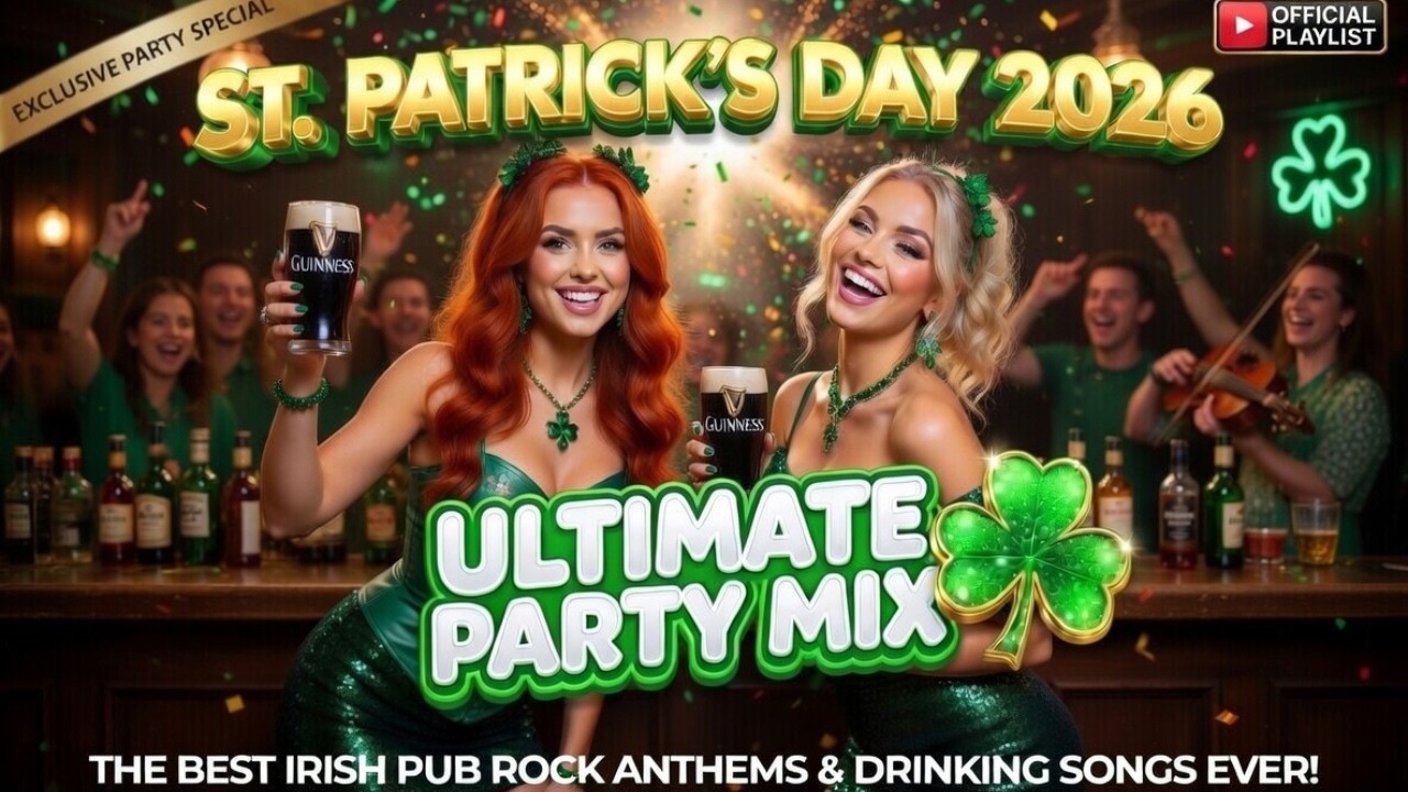 St Patrick’s Day 2026 Party Music 🍀🔥 | 1 Hour Irish Pub Rock Anthems Part 4