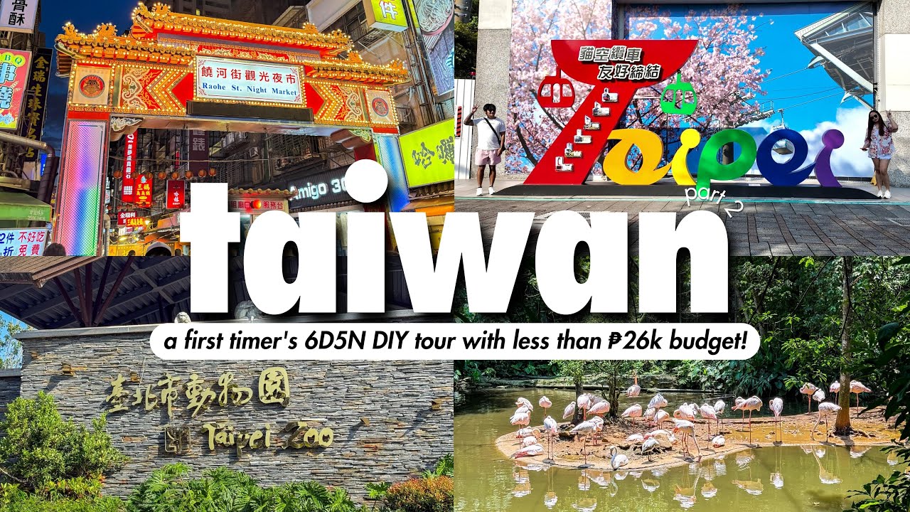 TAIWAN VLOG ♥ p2 (rainbow road, tianhou temple, maokong gondola, taipei zoo, raohe night market!)