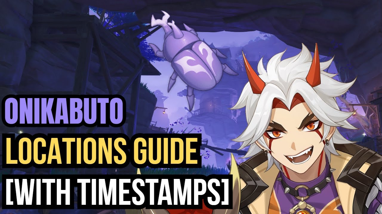 Onikabuto Locations Guide | Genshin Impact [With Timestamps]