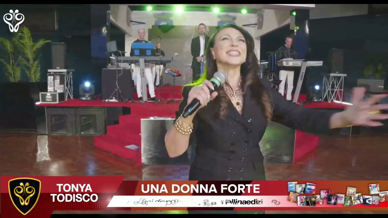 UNA DONNA FORTE (lento pop) Tonya Todisco Ospite a Telecupole || www.farfallinaedizioni.it *new song