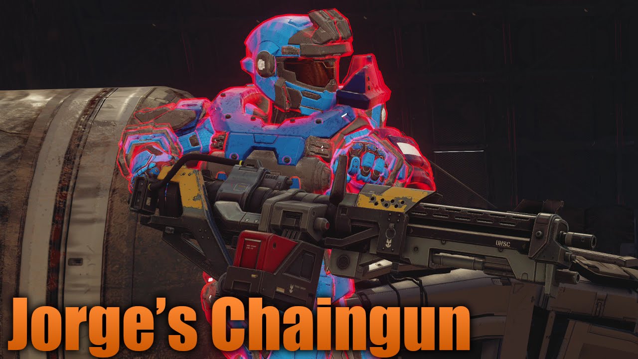 Halo 5: Guardians - Jorge's Chaingun - Mythic Weapon Showcase