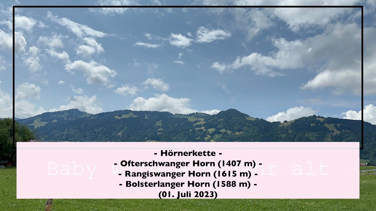 Hörnerkette - Panoramaweg (01. Juli 2023)