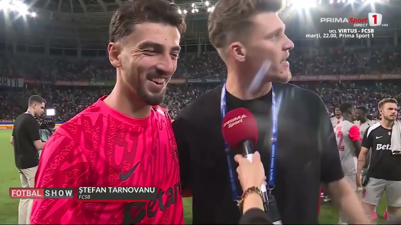 Moment superb de fair-play între Andrei Vlad și Ștefan Târnovanu