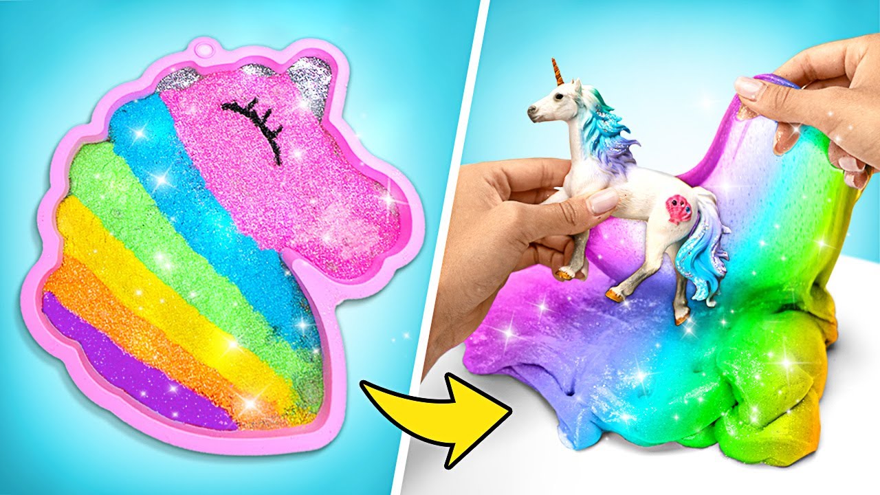 Incre&iacute;ble DIY unicornio 🦄✨ Arco iris manualidades