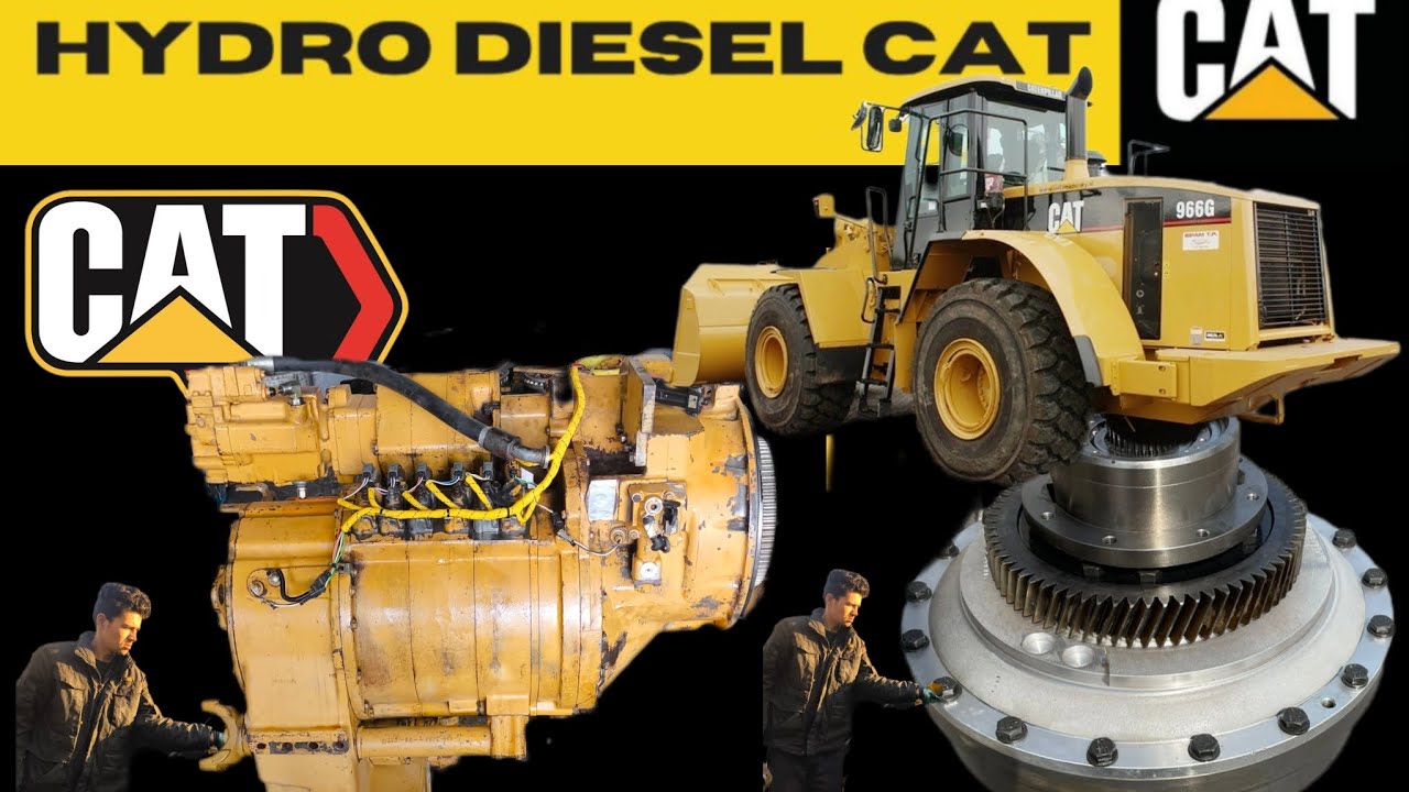 966g loader gearbox repair.تعمیر گیربکس لودر کاترپیلار #hydro_diesel_cat #هیدرو_دیزل_cat#caterpillar