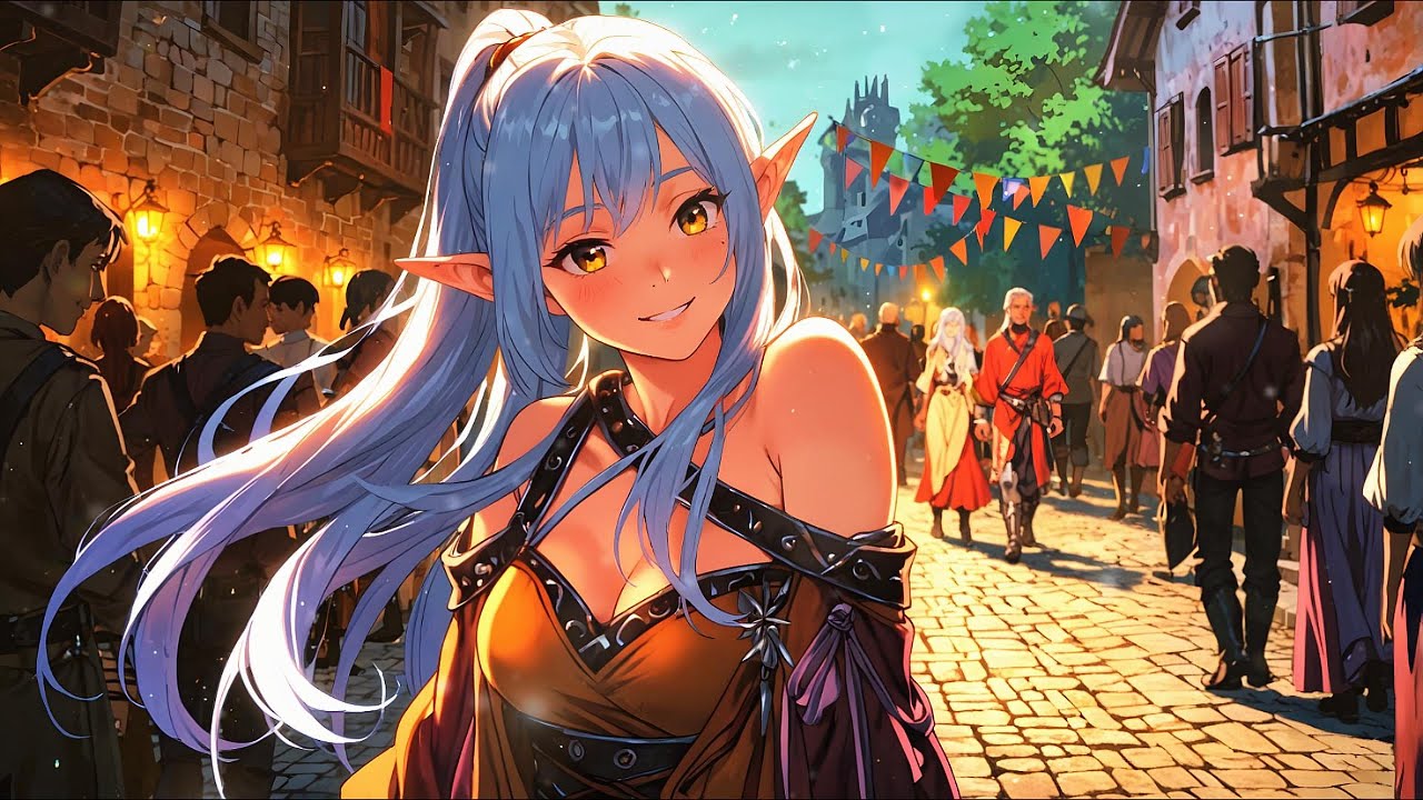 🌿Journey to the Festival With My Elf Partner | Medieval Adventure BGM |Cozy Medieval Music🎶