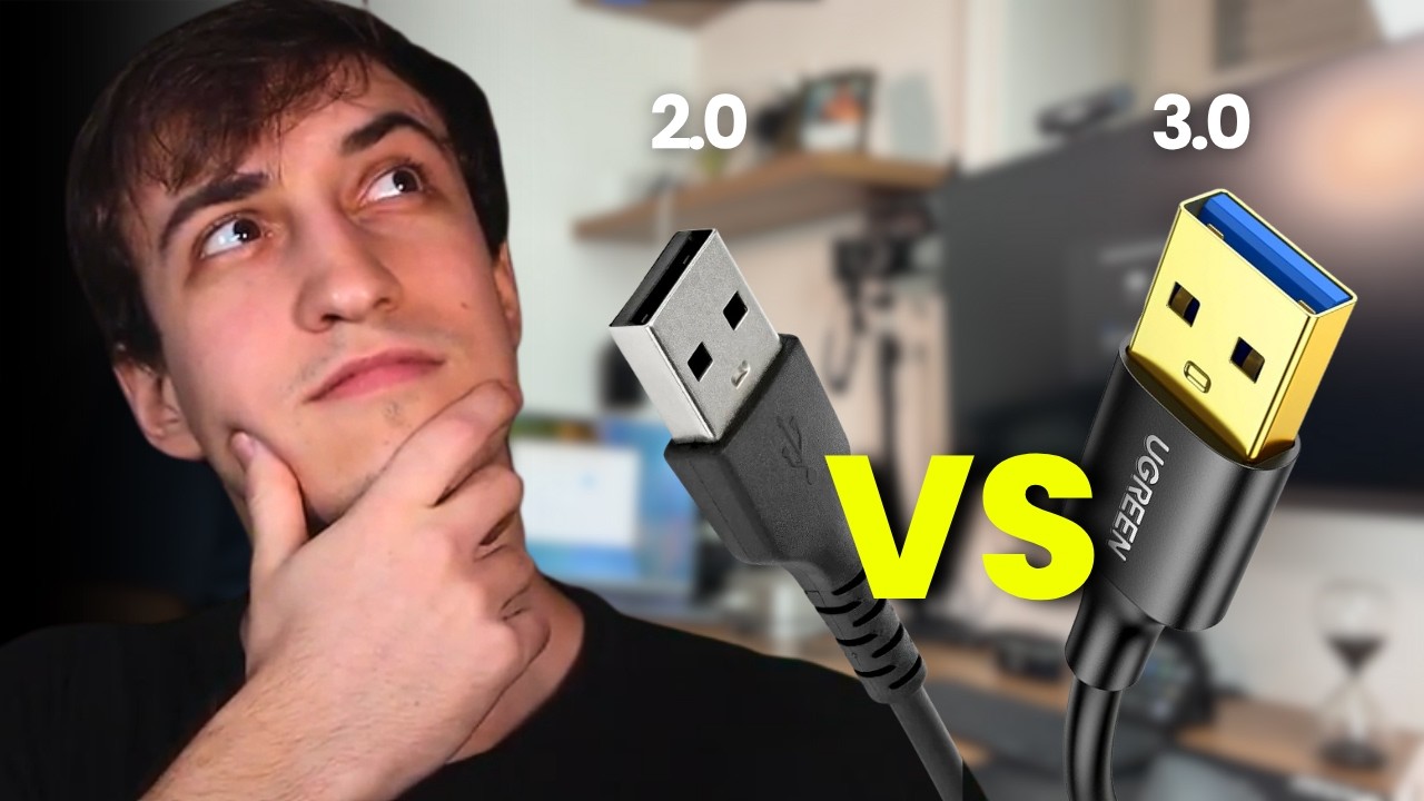 Diferen&ccedil;a entre USB 2.0 e USB 3.0 (Explicado Simples!)