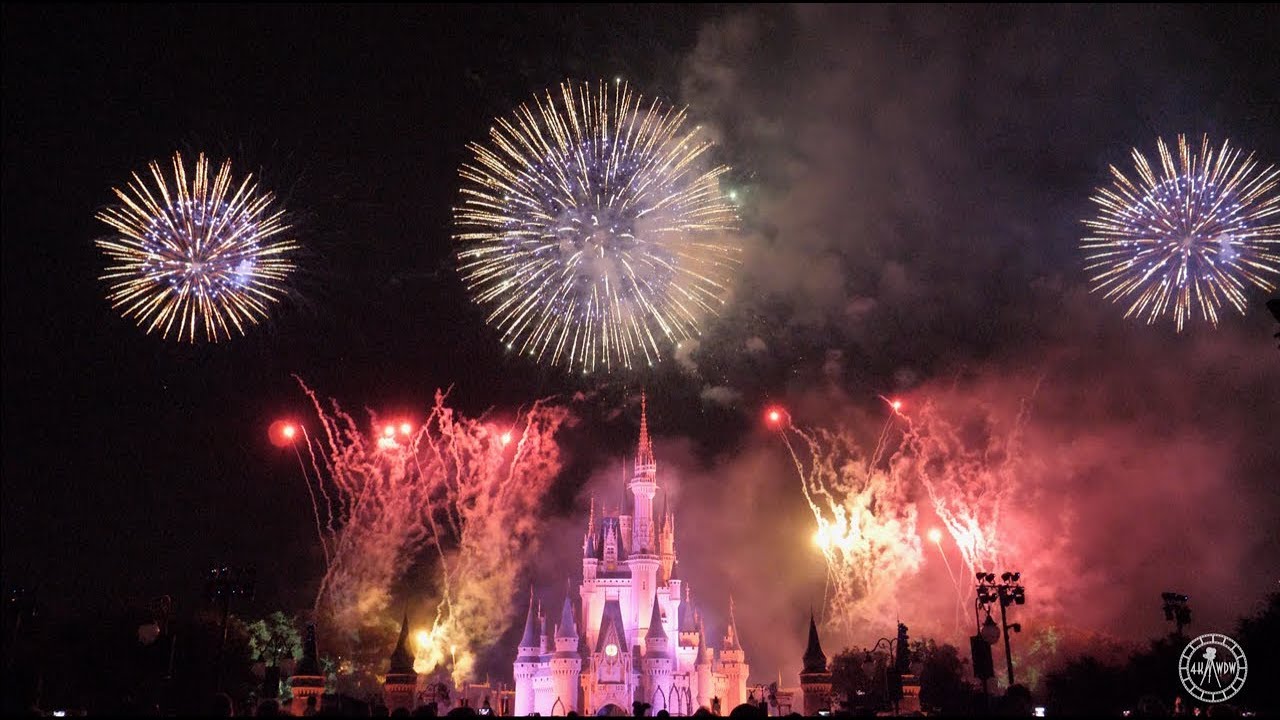 Magic Kingdom 4th of July Fireworks in 4K | Disney's Celebrate America Show Walt Disney World