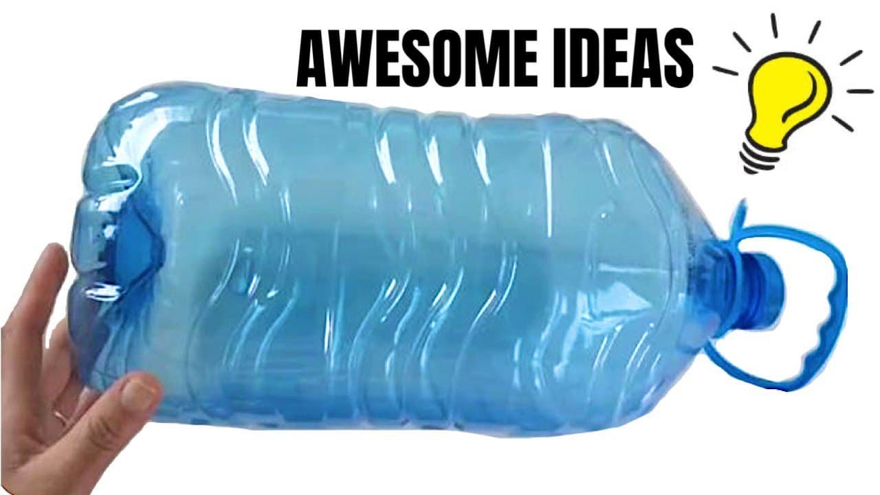 3 LOVELY WAYS TO RECYCLE THE BIG PLASTIC BOTTLES