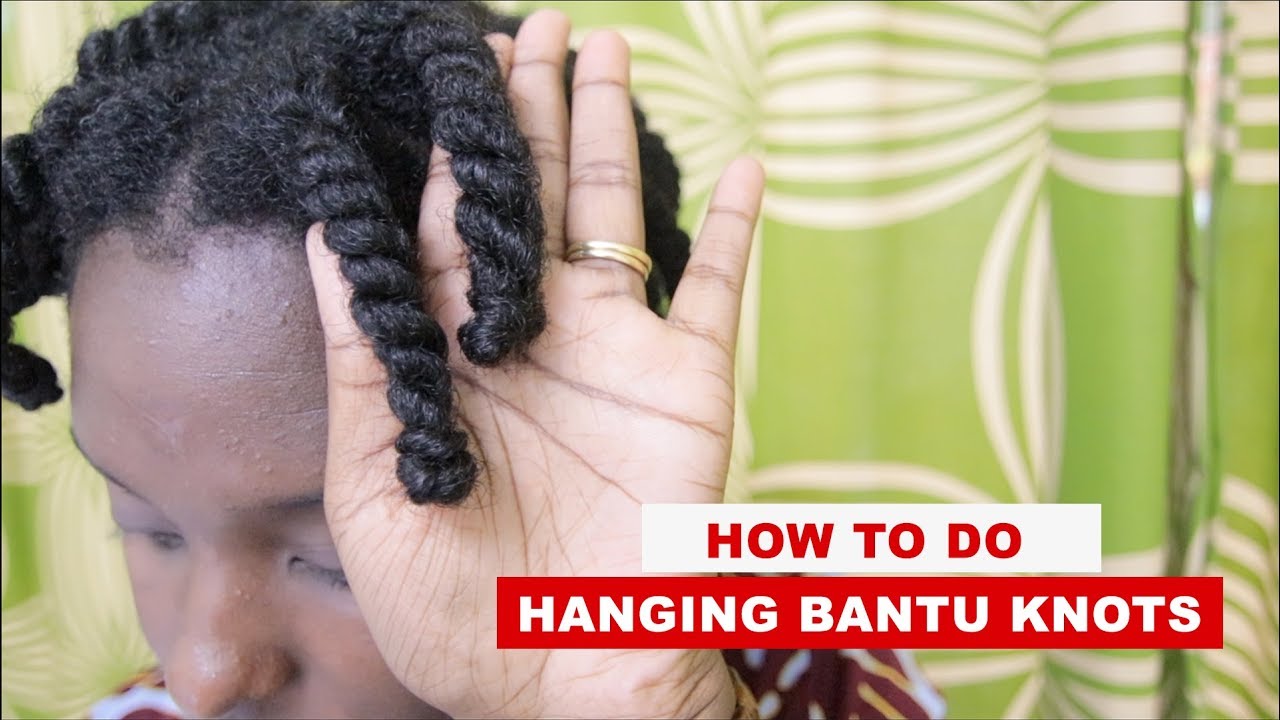 HOW TO DO MY HANGING BANTU KNOTS FOR AMAZING TWIST OUTS! (REQUESTED)