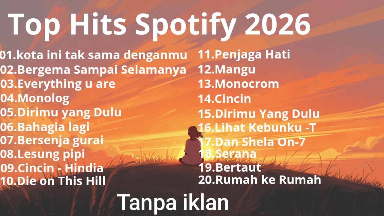 TOP HITS SPOTIFY 2026 | LAGU INDONESIA TERPOPULER TERBARU [TANPA IKLAN]...