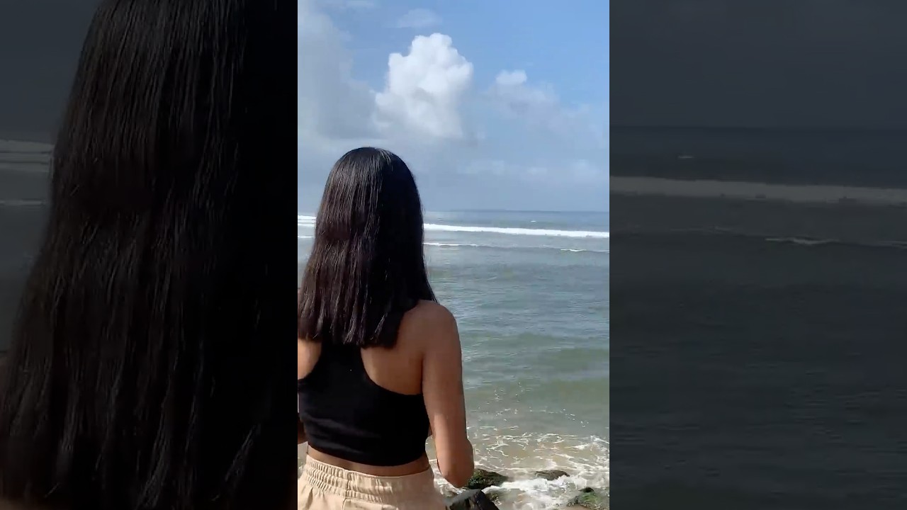 Me, the sea, and a passing dream. 🌊 #GoaVibes #SeaSide #ChasingViews #CoastalMood #BoatView #shorts