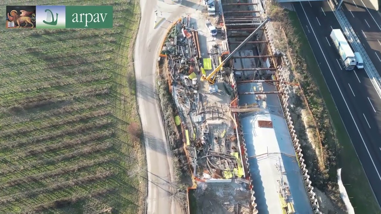 Grandi Opere: i monitoraggi Arpav con drone