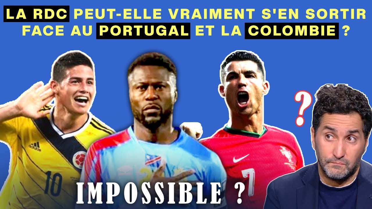 LA RDC PEUT-ELLE S'EN SORTIR DANS CE GROUPE DIFFICILE AVEC LE PORTUGAL ET LA COLOMBIE ?