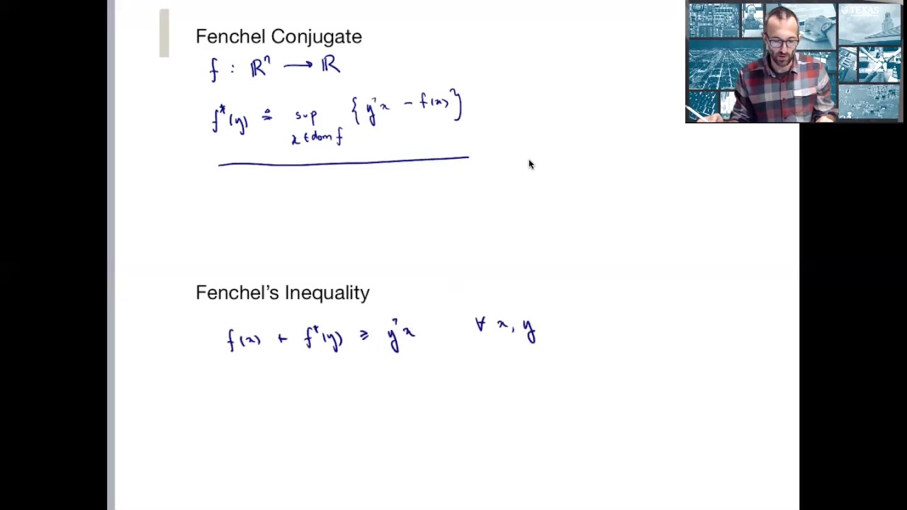 10.1 Fenchel Dual Part I