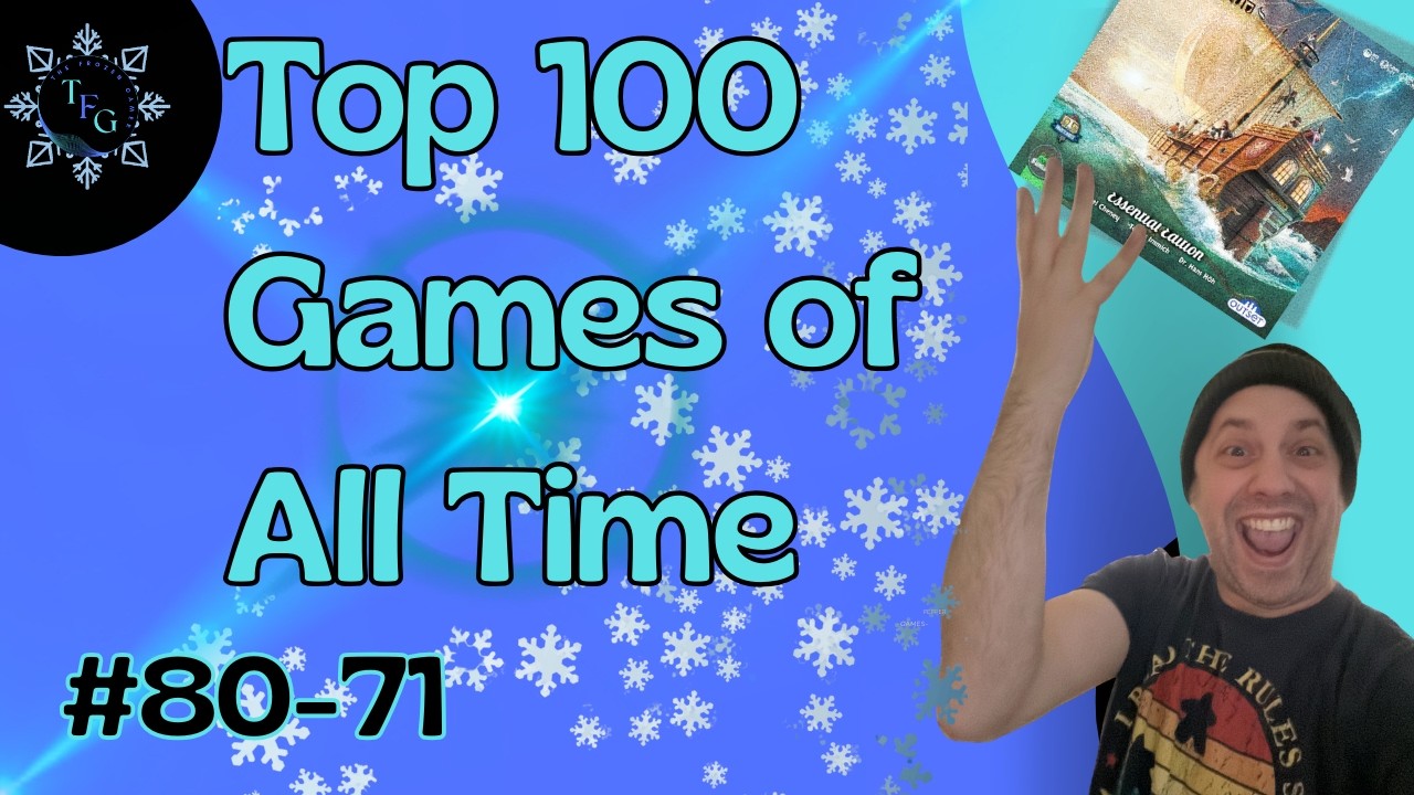 My Top 100 Board Games of All Time | #80-71 | Hidden Gems, Space Bees & Tons of Deduction