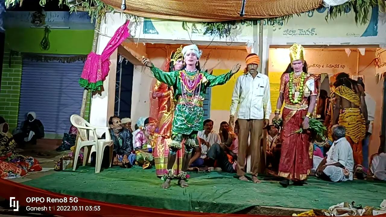 చాకలి పులిగాడు పుల్లమ్మnalla pochamma aata in my village ramdasguda